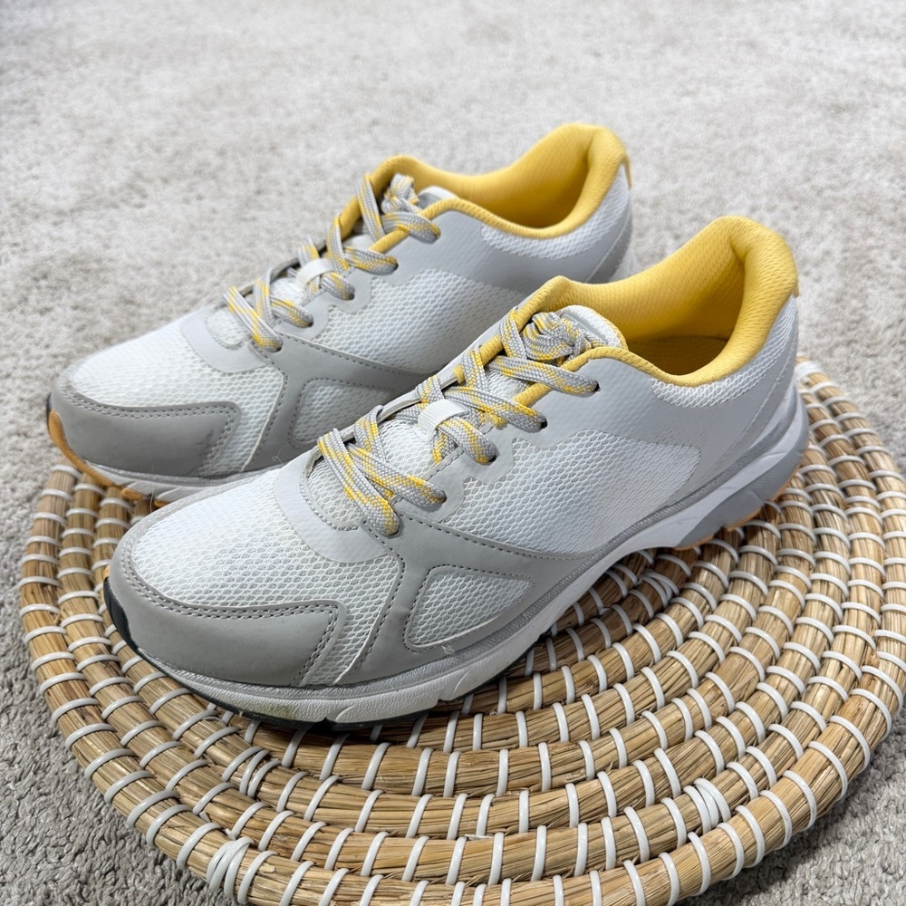 Vionic Women’s Tokyo Fitness Sneakers Walking Shoes Comfort in Yellow White 9 - Picture 2 of 12